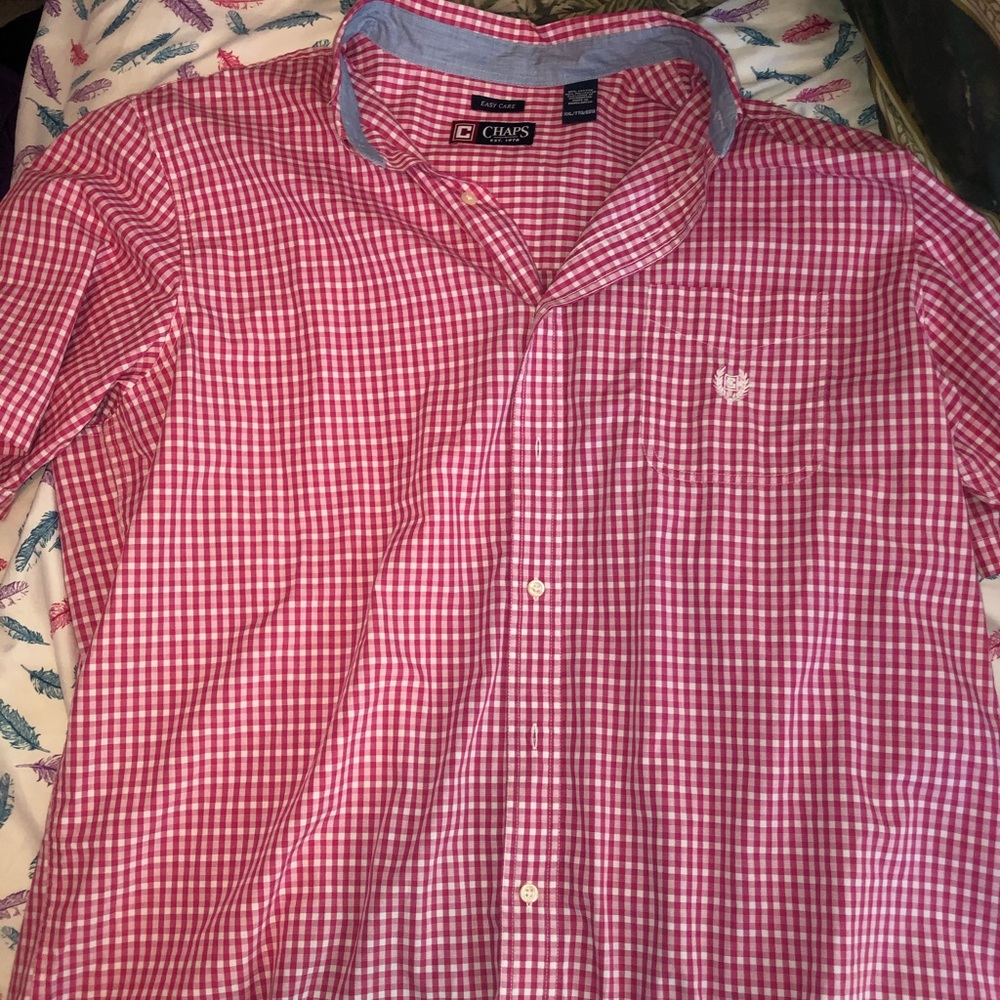 Chaps button up polo shirt